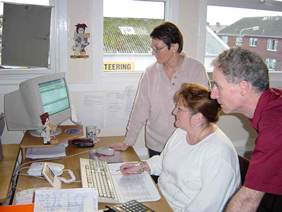 The SelClene Edinburgh office staff